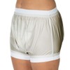 Suprima 1218 Unisex PVC Slip On Briefs - Milk., size: