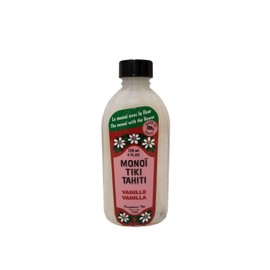 Monoi Tiki Tahiti Vanilla Coconut Oil (Pack of 2), Scented With Fresh Handpicked Tiare Flowers, 100% Made in Tahiti, 4 fl. oz.