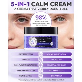 APLEFBE 2025 Updated Magnesium Cream for Sleep: Nighttime Magnesium Lotion, Deep Hydration, Skin Care for Kid, Men, Women (Lavender)，2PC