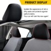 2 piezas Fundas protectoras para apoyacabezas de asiento de coche,
