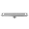 Shower Drain Long Stainless Steel Deodorant Removable Floor Drain for