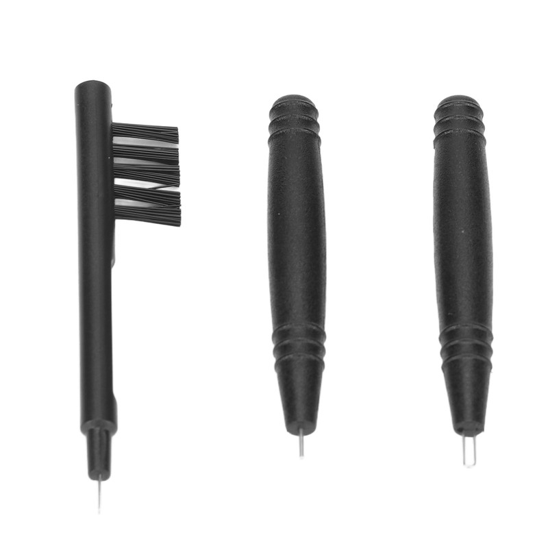 Hearing Aids Cleaning Tools U Screwdriver 5 Hole Brush Portable