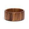 Lipper International Acacia Straight-Side Serving Bowl for Fruits or Salads,