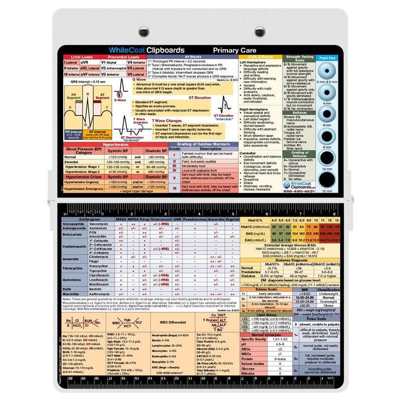 WhiteCoat Clipboard - White - Primary Care Edition