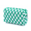 Knitted Wool Checkerboard Pencil Case - Preppy, Aesthetic, Corduroy for