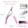 KIRA Nail Tip Clipper Edge Cutter Adjustable Stainless Steel False