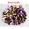 Metallic Cheerleader Cheerleading Pom Poms 6 inch 1 Pair 2