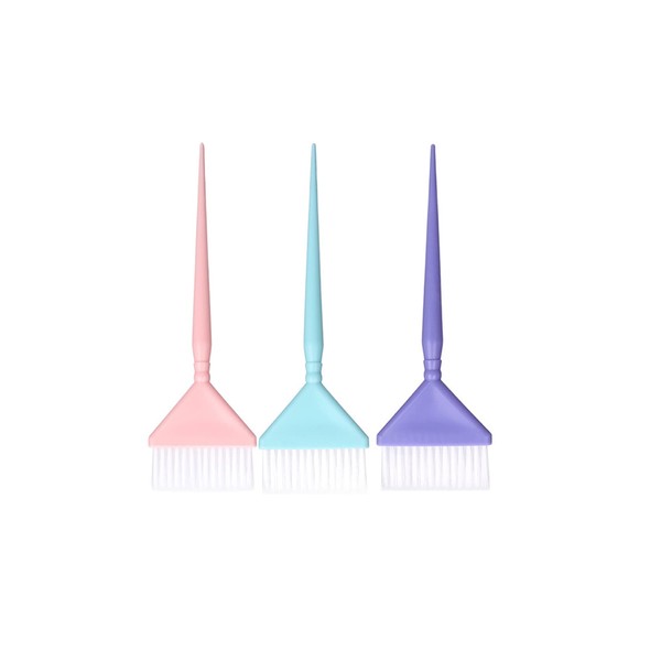 BinaryABC Hair Dye Color Brush Set,Hair Color Applicator Brush Set,Hair Stylist Tint Brushes,3PCS