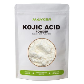 MAYKER Pure Kojic Acid Powder 2.1oz (60g), Natural and Organic, Versatile Skincare Ingredient for Soap Making, Serums, Lotions and Creams