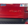 Reflective Concepts 4x4 Emblem Overlay Decal Sticker -Fits: 2019-2025 Ram,