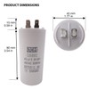 JCM Motor Run Capacitor 40uf MFD 250V/450V AC Volts Round