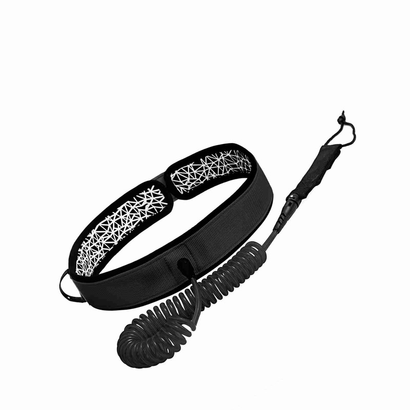 Surfboard Waist Leash 7mm Thick 10ft Coiled Surf Board Leash