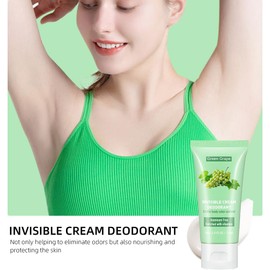 Desodorante de Cuerpo Entero Para Mujeres, Control de Olores de 72 Horas, Desodorante Corporal en Crema Invisible, Desodorante para Hombres y Mujeres, Protección Contra Olores (#2Green Grape)