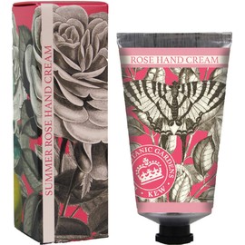 Sanwa Trading English Soap Company KEW GADEN Series Luxury Hand Cream Luxury Hand Cream, Summer Rose, Size: W 1.8 x D 1.8 x H 5.5 inches (45 x 46 x 140 mm), Volume: 2.5 fl oz (75 ml)