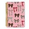 JKMBN Hot Pink Christmas Journaling Notebooks, Coquette Red Green Buffalo