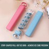2-Pack Pull-Apart Ice Cube Trays with Lid, Press-Type Easy Release,