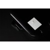 JACKALL JK Logo Peel Sticker, White, 2.2 x 2.9 inches
