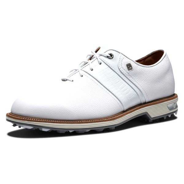 FootJoy Men's Premiere Series-Packard Golf Shoe, White/White, 9.5 X-Wide