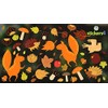 Stickers4 - Autumn Decorations - 40 Static Cling Autumn Woodland