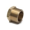 LTWFITTING Brass Pipe Hex Head Plug Fittings 3/4-Inch Male NPT