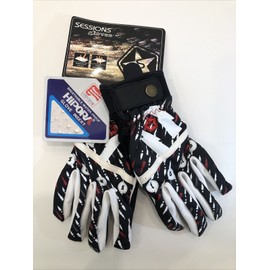 Sessions Snowboard Gloves White Small S Men Hipora Waterproof Ski Snow Pipe Grip
