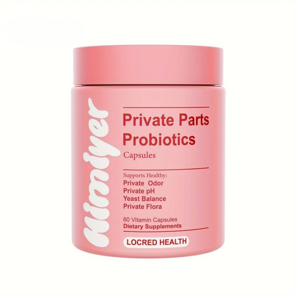 60 Capsules Private Parts Probiotics Count Women's Health For Women