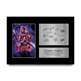 HWC Trading A4 Avengers Endgame Cast Robet Downey Jr, Chris Evans Gifts Printed Signed Autograph Picture for Movie Memorabilia Fans - A4