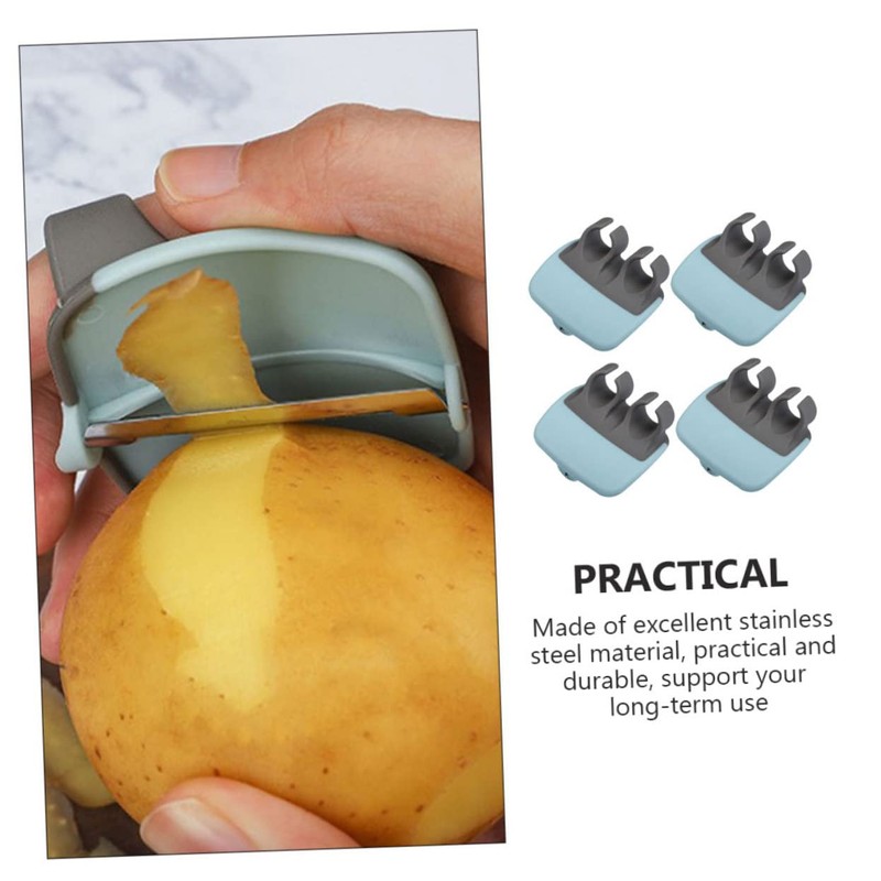 iplusmile 4Pcs Professional Multi Functional Potato Peeler Handheld Peeler for