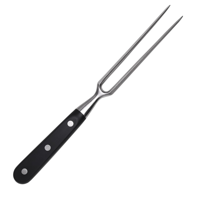linoroso Meat Carving Fork 11 inch, Razor Sharp Carving Fork