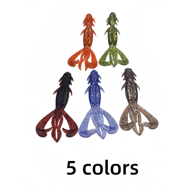 DAYUYUE 210 Pieces Soft Bait Fishing Lure Set with Bionic