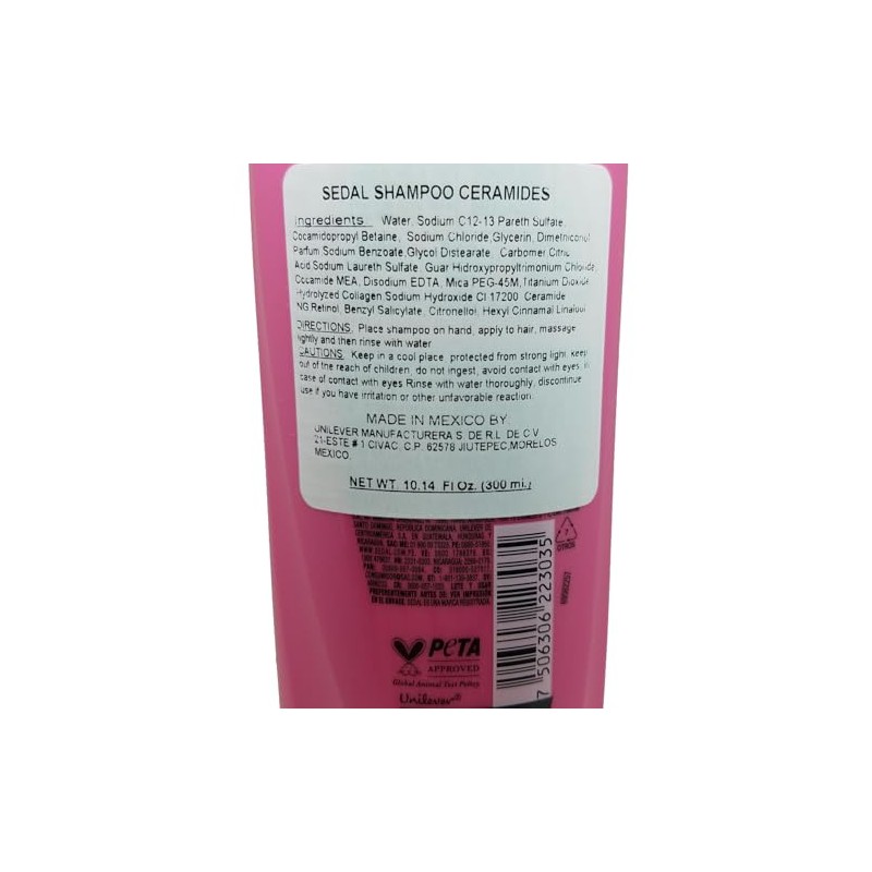 Sedal Ceramidas Shampoo