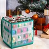 Saintrygo 4 Pcs Christmas Ornament Storage Box Christmas Storage Containers
