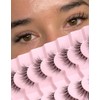 Pestañas Postizas Wispy De Aspecto Natural, Suaves Y Esponjosas, De