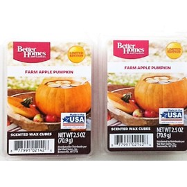 Better Homes & Gardens Farm Apple Pumpkin Scented Wax Cubes – Two (2) Packs (2.5 oz Each)