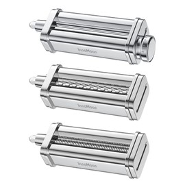 Pasta Maker Attachment for KitchenAid Stand Mixer, Includes Pasta Sheet Rollar, Spaghetti Cutter, Fettuccine Cutter, Stainless Steel Pasta Attachment Sets by InnoMoon