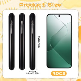 3Pcs Crumb Sweeper, Table Crumbers for Servers Aluminum Black Bread Crumber Cleaner With Pocket Clip for Tablecloth in Restaurants and Home