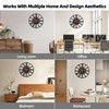 Mee 2ou 24 Inch Large Metal Wall Clock with Voice