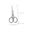 Stainless Steel Eyebrow Trimmer Scissors Set Multi-use Scissors for Men's