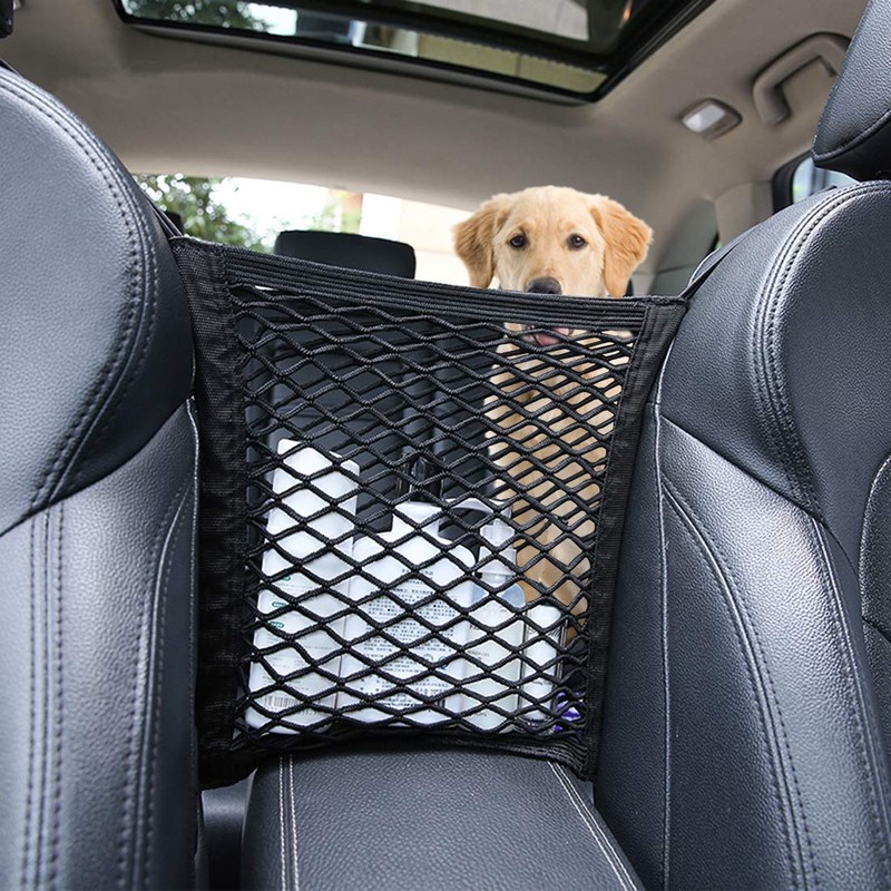 QBeau Car Storage Pocket, Storage Pocket, Net Pocket, Mesh Pocket,