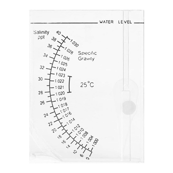 AIXITONG Salinity Hydrometer Salinity Tester Square Sea Hydrometer Salinity Measuring