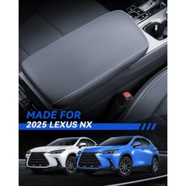 LANTU Armrest Cover for 2022 2023 2024 2025 Lexus NX250/NX350/NX350h/NX450h+ Accessories Center Console Middle Lid Pad Protector for Car Elbow Rest