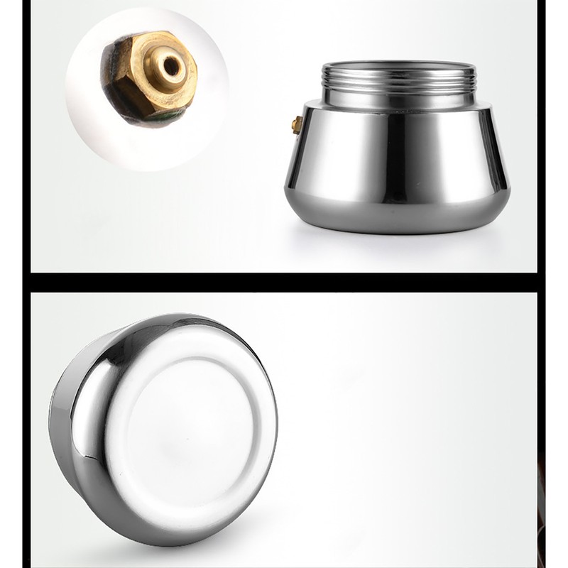 100ML Stainless Steel Coffee Maker Moka Pot Insulated Thermal Coffee