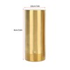 2 Pcs Pepper Shaker Gold 304 Stainless Steel Seasoning Bottle