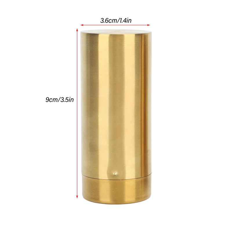 2 Pcs Pepper Shaker Gold 304 Stainless Steel Seasoning Bottle