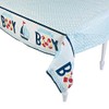 Fun Express Nautical Boy Baby Shower Plastic Tablecloth - Party