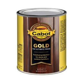 Cabot Gold, Satin, Moonlight Mahogany, 1 Quart