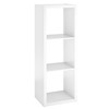 ClosetMaid 4542 Decorative Open Back 3-Cube Storage Organizer, White
