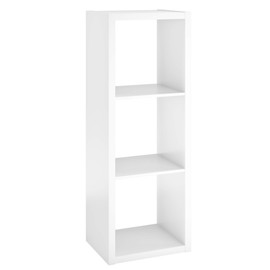 ClosetMaid 4542 Decorative Open Back 3-Cube Storage Organizer, White
