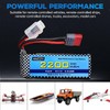 AMZZN 11.1V 2200mAh 30C 3S T-Plug Lipo Battery with USB