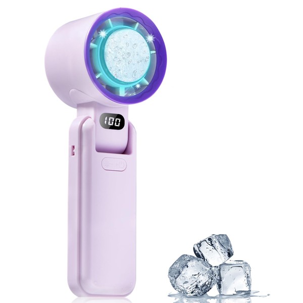 Portable Handheld Turbo Fan, 3 IN 1 High-Speed(1-100) Adjustable Mini